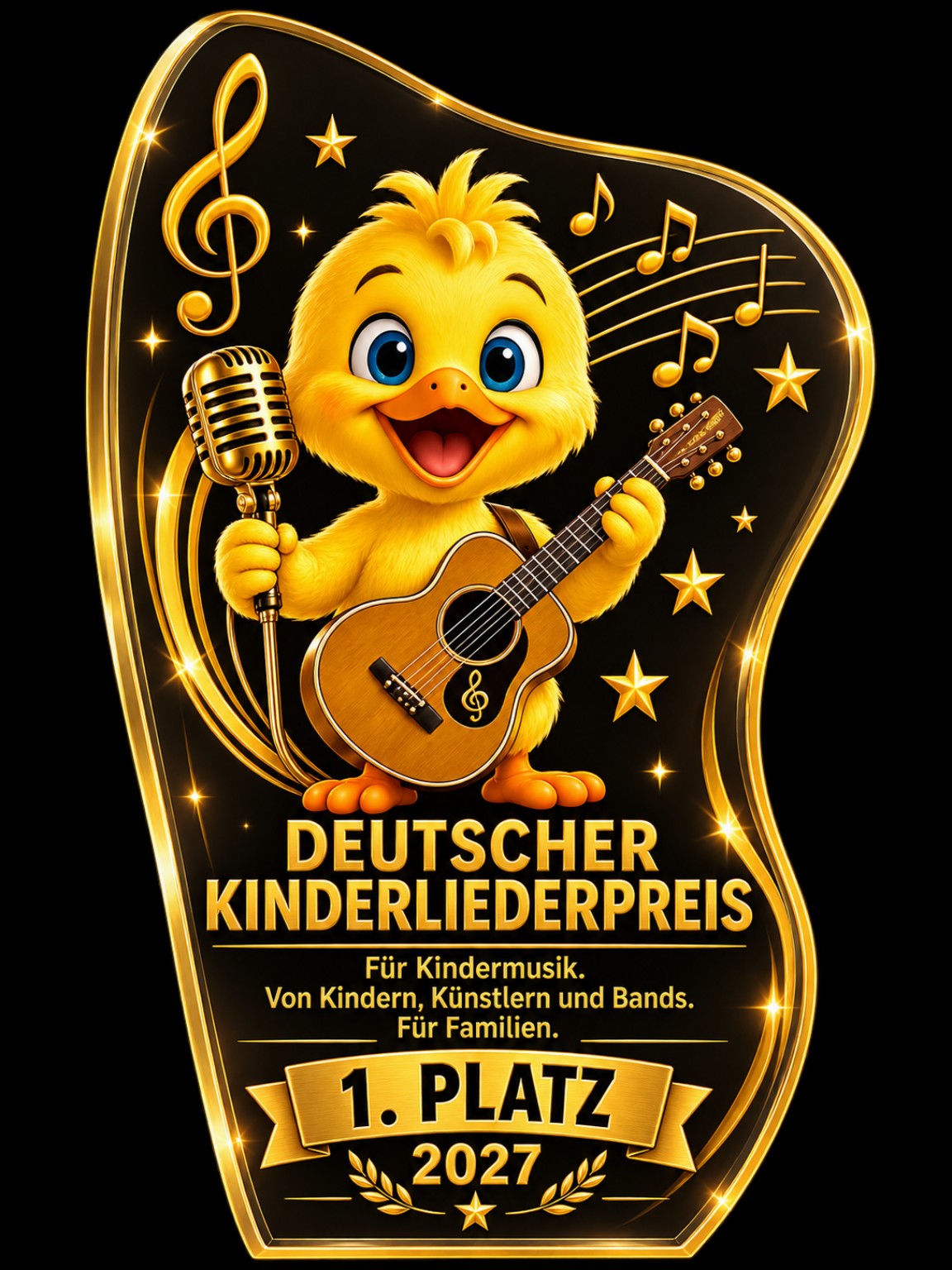 Goldene Trophäe des Kinderliederpreis Deutschland